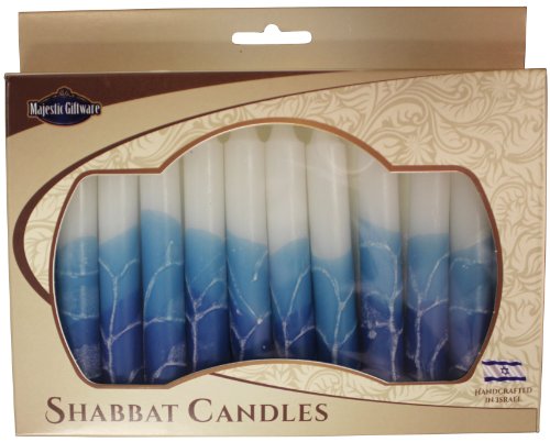 Majestic Giftware Safed Shabbat Candle 12-Pack