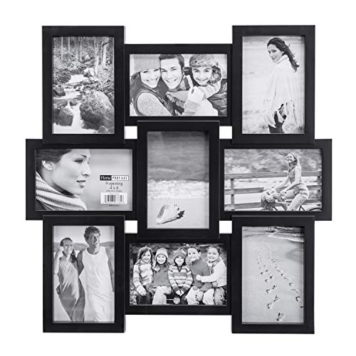Malden 12 Opening Black Collage 4x6 Photo Frame