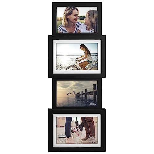 Malden 6Opening Collage Matted Frame, Displays Six 4x6 Pictures, Black, 6  Count