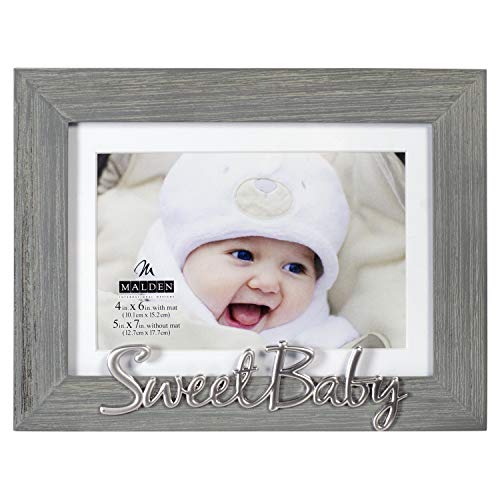 Malden Expressions Picture Frame, Gray