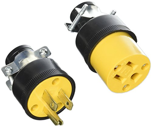 Male & Female Extension Cord Replacement Plugs