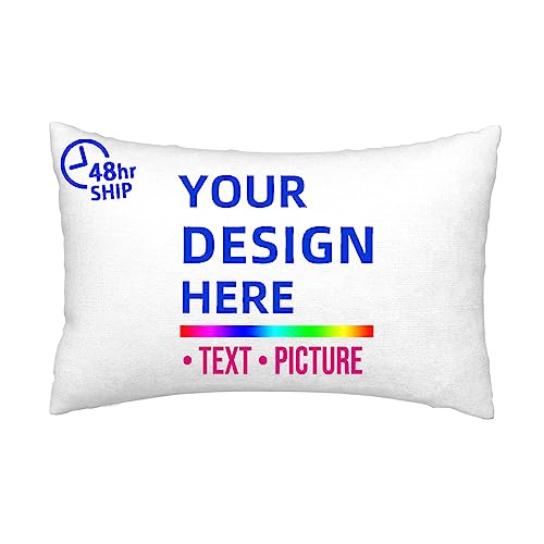 MALIMAHOO Personalized Custom Pillow Cover Customized Pillowcase Standard Throw Pillow Case with Picture Text Photo Gifts