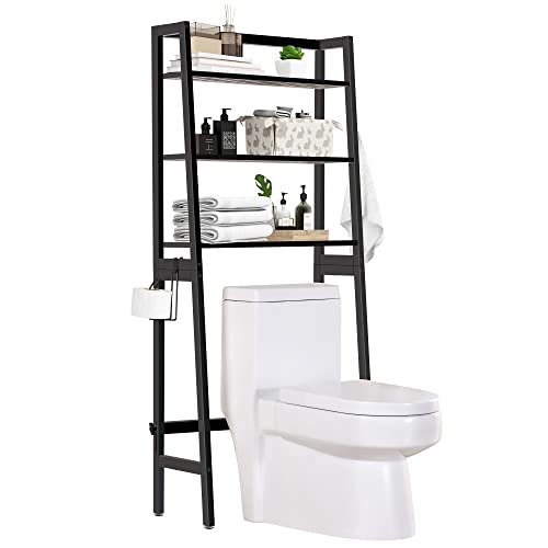 MallKing Wooden 3-Tier Over-The-Toilet Rack