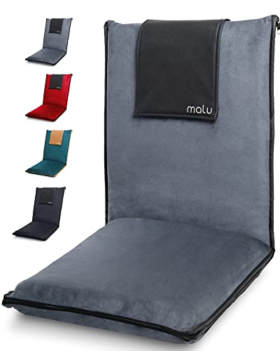 malu Luxury Padded Floor Chair with Back Support