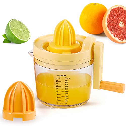 MANBA 2-In-1 Hand Lemon Citrus Juicer
