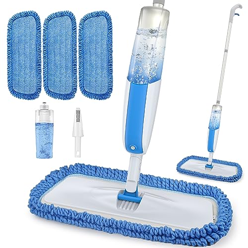 MANGOTIME Microfiber Spray Mop for Floor Cleaning