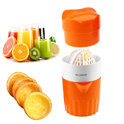 Manual Orange Squeezer with Strainer and Container
