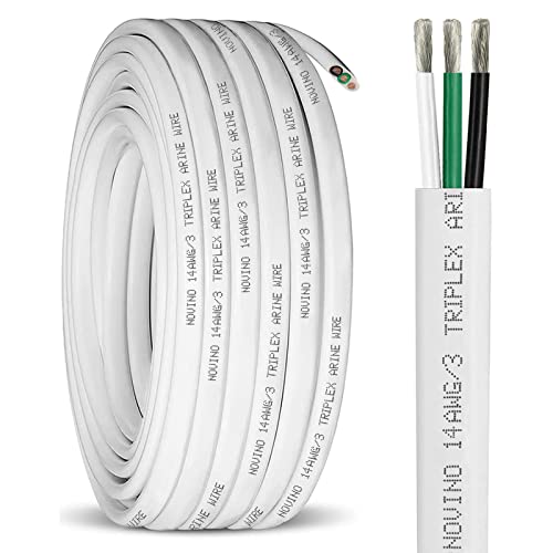 Marine Grade Wire 30ft - 14 AWG Triplex