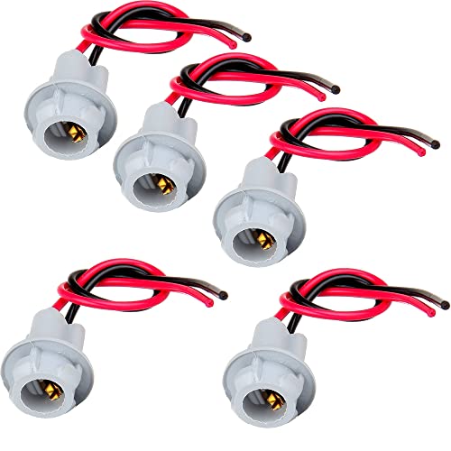 Marker Lights 5 T10 Replacement Plug Sockets