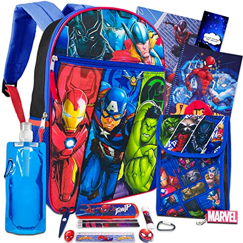 Marvel Avengers Backpack and School Supplies Set