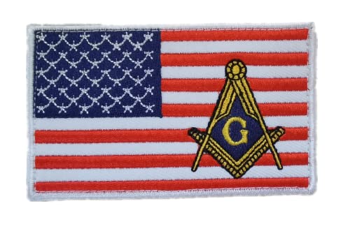Masonic Embroidered Iron Sew On Patch Badge