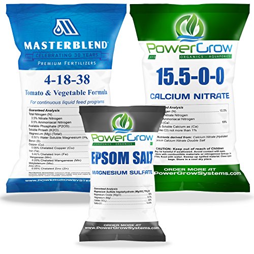 MASTERBLEND 4-18-38 Fertilizer Combo Kit - Complete Plant Nutrition