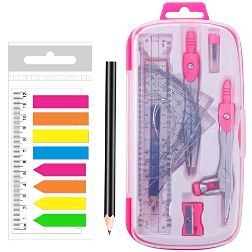 Math Geometry Kit Protractor and Compass Set