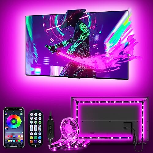 Govee TV LED Backlight, RGBIC TV Backlight for 40-50 inch TVs, Smart LED  Lights for TV with Bluetooth Wi-Fi & App Control, Works with Alexa & Google