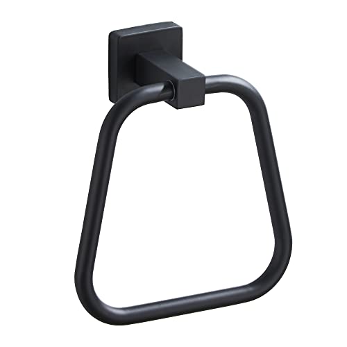 Matte Black Towel Ring