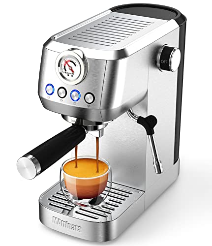 MAttinata 20 Bar Professional Espresso Maker with Milk Frother