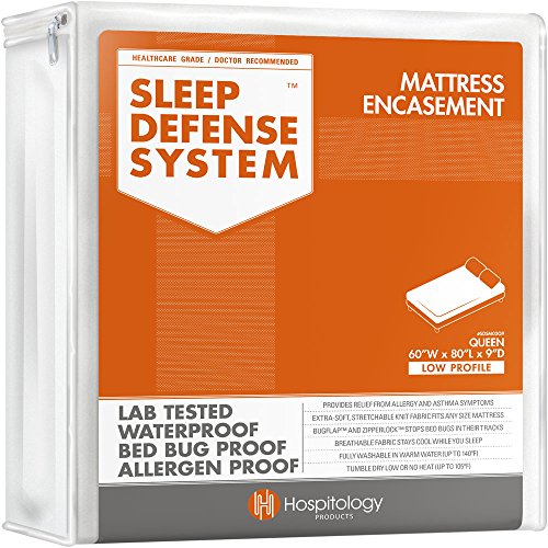 Twin XL SureGuard Mattress Encasement - 100% Waterproof. Blocks Bed Bugs