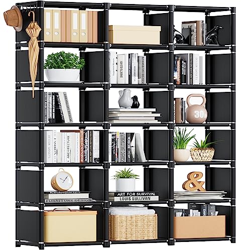 Mavivegue Bookshelf - Versatile and Spacious Storage Organizer