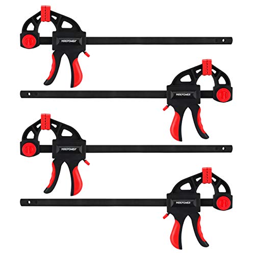 MAXPOWER Light Duty Woodworking Clamps Set: 4-Pack