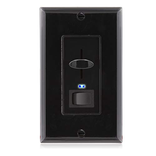 Maxxima Dimmer Light Switch - Black