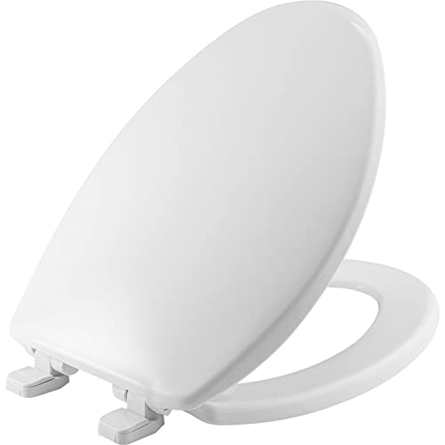 MAYFAIR 1880SLOW 000 Caswell Toilet Seat - Slow Close, Never Loosen, Elongated, White