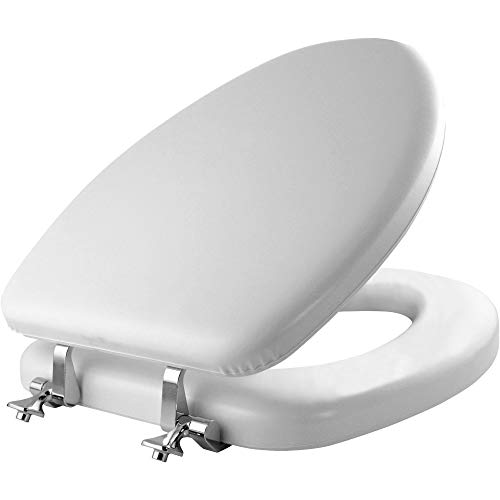 Mayfair Soft Toilet Seat with Chrome Hinges