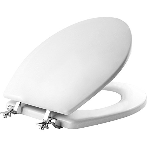 Mayfair Toilet Seat with STA-TITE Fastening System & Chrome Hinges