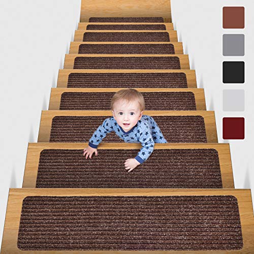 MBIGM Non-Slip Carpet Stair Treads - Secure your stairs with style!