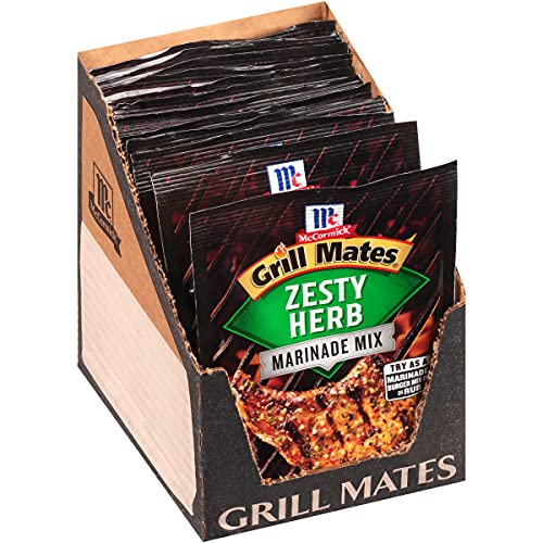 McCormick Grill Mates Zesty Herb Marinade Mix, 1.06 oz (Pack of 12)