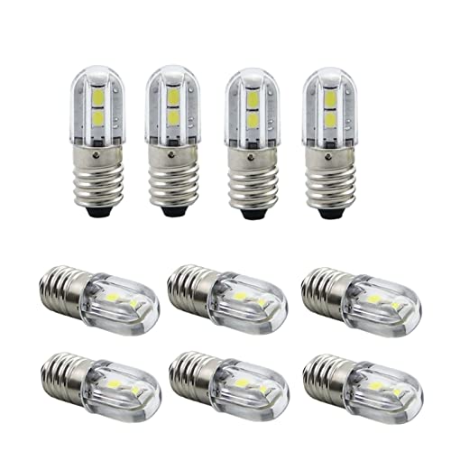 mcdrlled E10 Led Bulb Pack - Super Bright Indicator Light for Entertainment