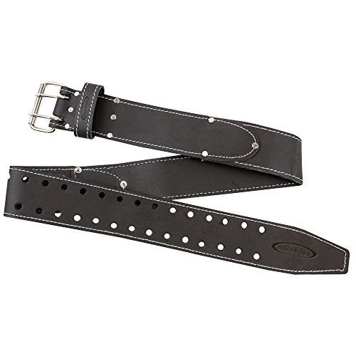 McGuire-Nicholas Men's Leather Tool Work Belt, Dark Brown