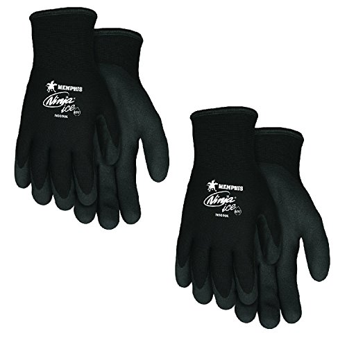 MCR Safety Memphis N9690L Ninja Ice Mechanic/Ice Fish Glove, Size Large (2 Pair)