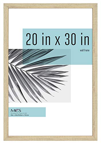 MCS Studio Gallery Frame, Natural Woodgrain, 20 x 30 in, Single