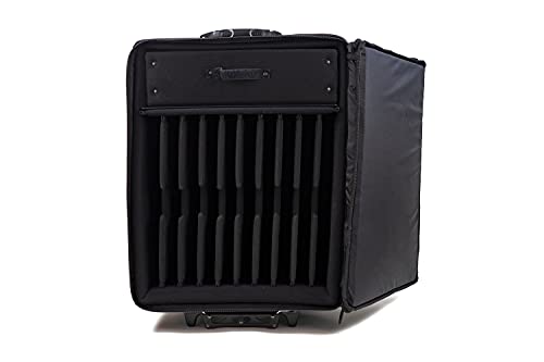 MCY Laptop Storage Roller Bag for up to 10 Laptops