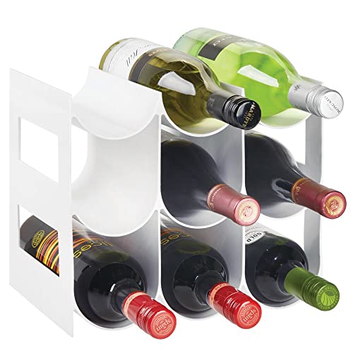 mDesign Bottle Storage Organizer - White