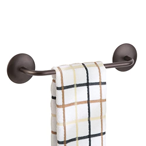 mDesign Decorative Towel Bar - Strong Self Adhesive