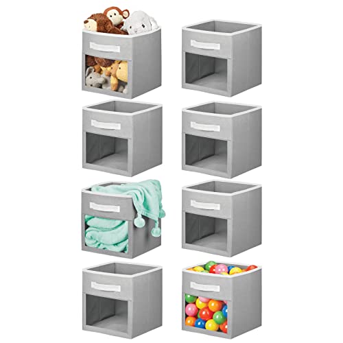 mDesign Nursery/Playroom Closet Storage Organizer Bin Box
