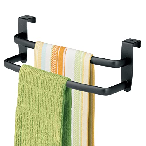 mDesign Over-Door Cabinet Towel Holder