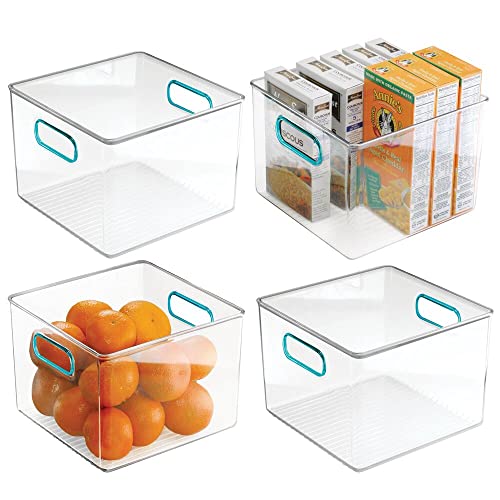mDesign Plastic Food Storage Container Bin