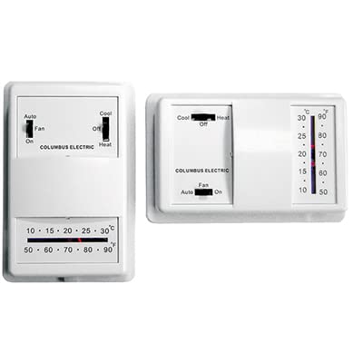 Mechanical Thermostat, Heat/Cool, 24VAC, No Mercury