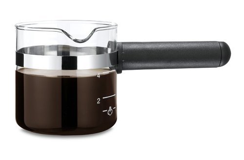 Medelco Universal Espresso Carafe with Black Handle