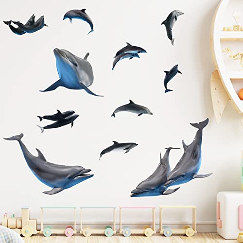 MEFOSS 3D Dolphin Wall Stickers