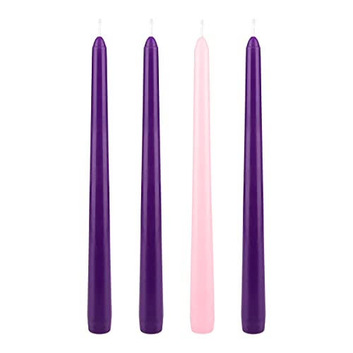 Christmas Advent Taper Candle Set