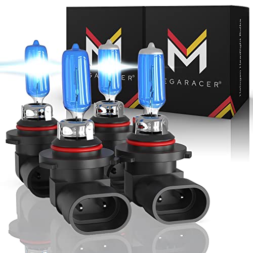 Mega Racer 9005/HB3 and 9006/HB4 Halogen Headlight Bulb Pack