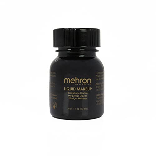 Mehron Liquid Face and Body Paint (1 oz) (Black)