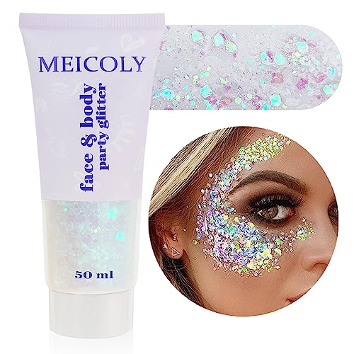 MEICOLY White Body Glitter