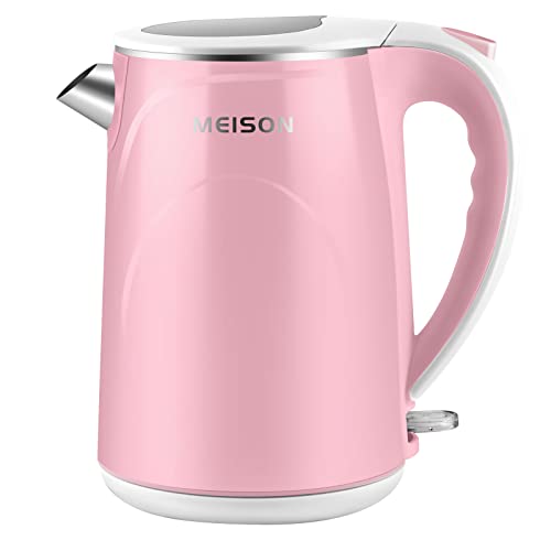 MEISON 1.7L Stainless Steel Electric Kettle - Pink
