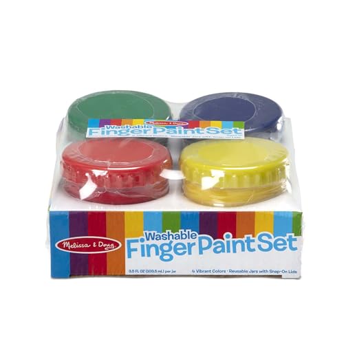 Melissa & Doug Finger Paint Set - Preschool Art Essential