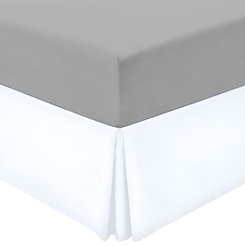 Luxury Bed Skirt with Hidden Storage Space - King Size