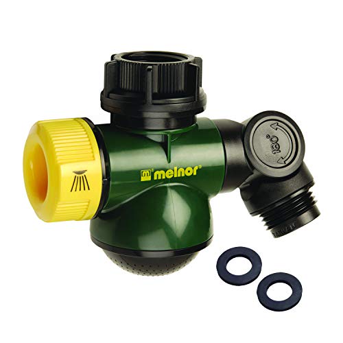 Melnor Wash & Fill Connection Hub with Hose Washers Set